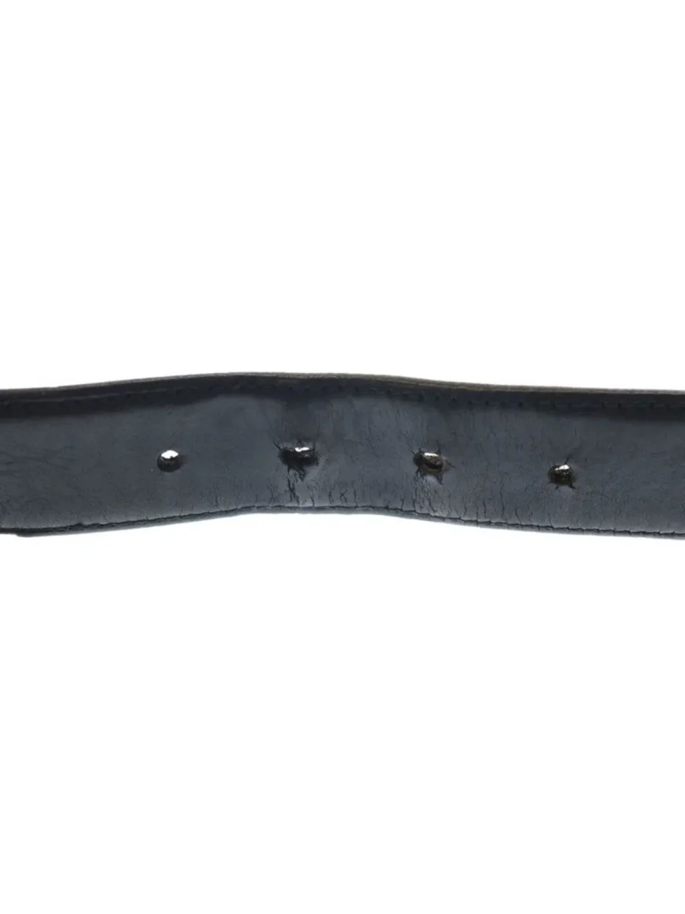 Chrome Hearts Blt Roller Buckle Leather Belt Silver